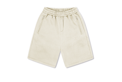 Ein beliebter 45KEYS Basic Shorts Creme. - Valued