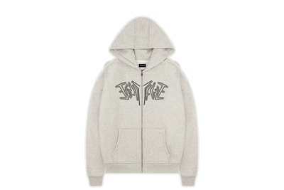 Ein beliebter 45KEYS Zip Hoodie Light Grey. - Valued