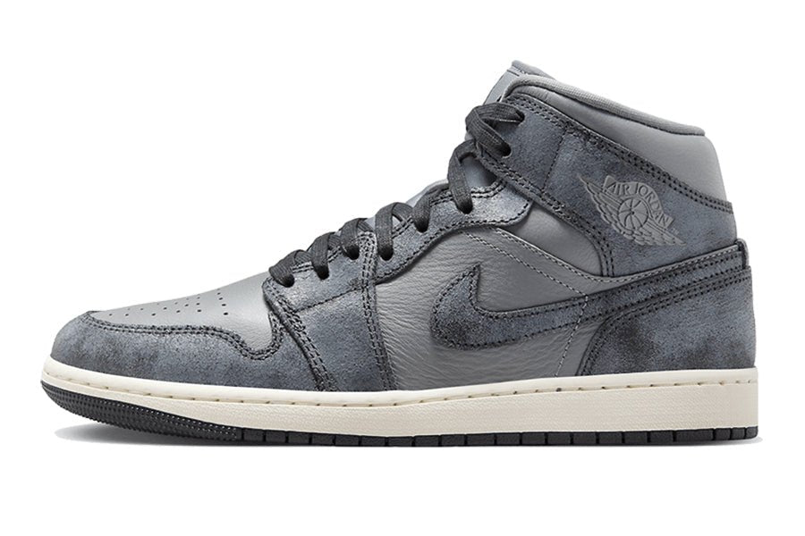 Air Jordan Air Jordan 1 Mid Distressed Smoke Grey Valued