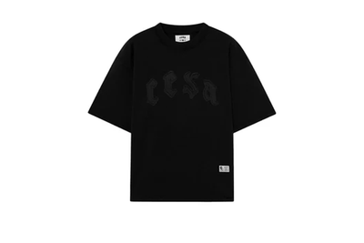 Ein beliebter Cesa Logo T - Shirt Black on Black. - Valued