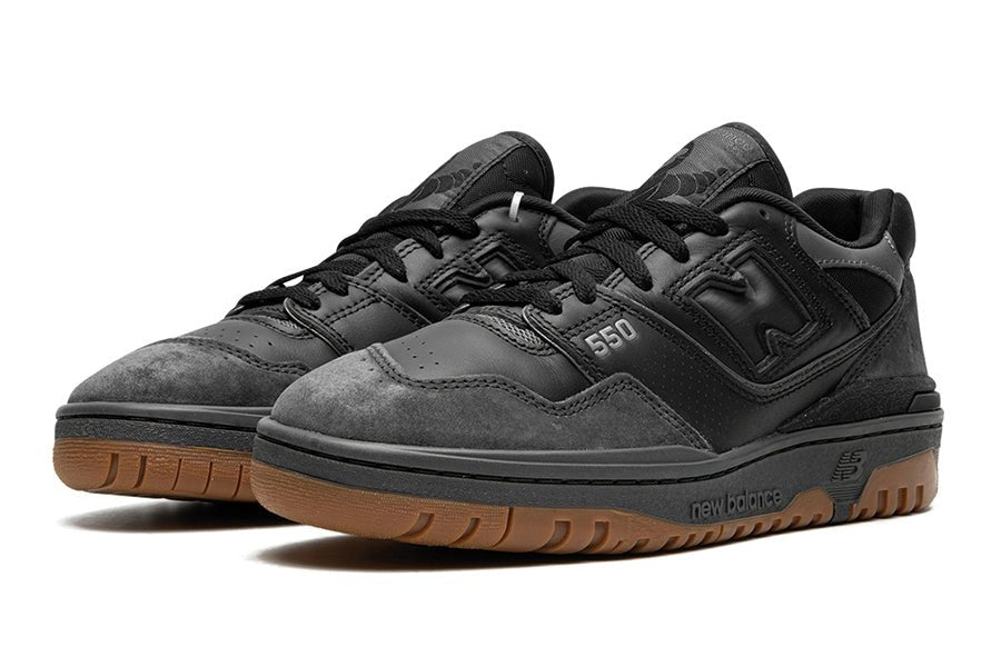 Black new balance gum bottom on sale