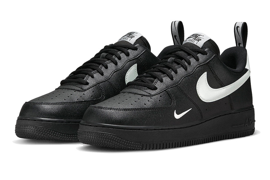 Black silver air force ones online