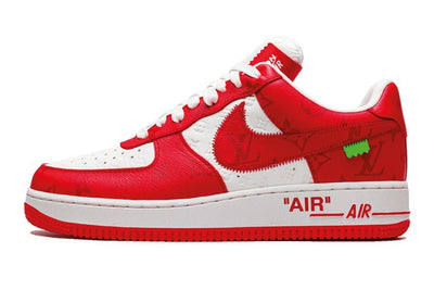 Nike Air Force 1 Low Louis Vuitton White Red - Valued