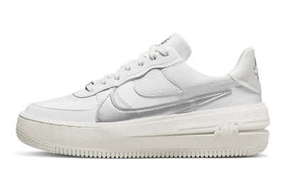 Nike Air Force 1 Low PLT.AF.ORM Summit White Metallic Silver - Valued