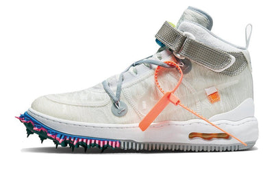 Nike Air Force 1 Mid Off White Clear White - Valued