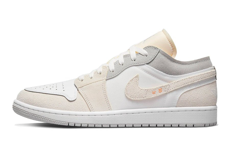 Air Jordan 1 Low Inside Out Cream White Light Grey Valued