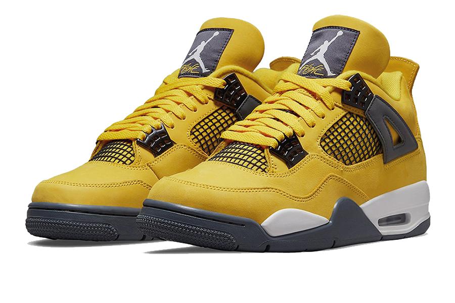靴 NIKE air jordan4 Lightning tour yellow30 Air Jordan 4 Retro Tour Yellow (Lightning) - Schuhe