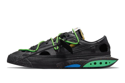 Nike Blazer Low Off White Black Green - Valued