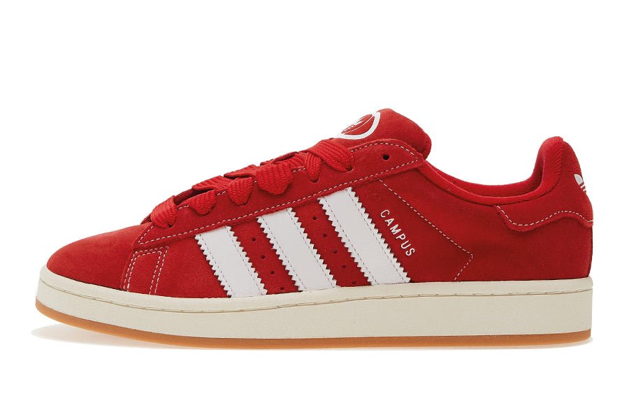 Adidas originals campus trainers red hotsell