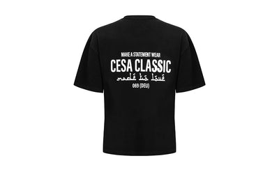 Ein beliebter Cesa Classic Make A Statment Heavy Shirt Black. - Valued