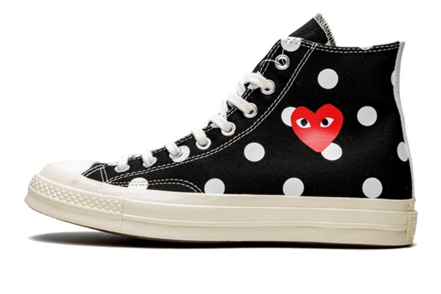 Chuck Taylor All Star 70S Hi Comme Des Garcons Polka Dot Black