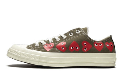 Converse Chuck Taylor All-Star 70S Ox Comme Des Garcons Multi-Heart Green - Valued