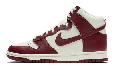 Nike Dunk High Sail Team Red - Valued