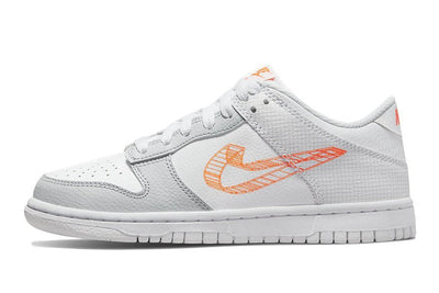 Nike Dunk Low 3D Swoosh White Grey - Valued