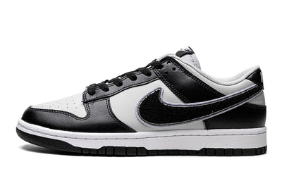 Nike Dunk Low Chenille Swoosh Grey Black - Valued