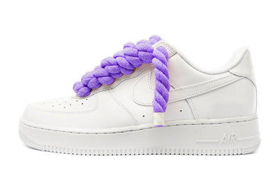Ein beliebter Nike Air Force 1 Low '07 White Rope Force Purple. - Valued