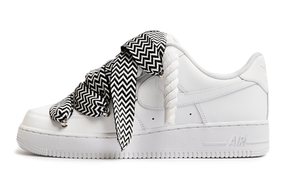 Ein beliebter Nike Air Force 1 Low '07 White Rope Lanvin Monochrom. - Valued