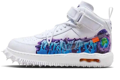 Ein beliebter Nike Air Force 1 Mid SP Off-White Graffiti. - Valued