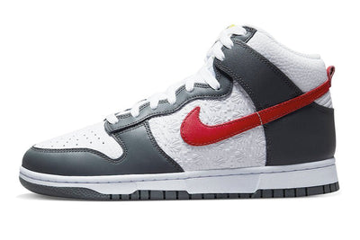 Nike Dunk High Embossed Basketball Grey Red - Valued